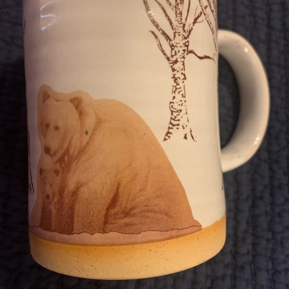 Crazy Cat Lady Pottery CCLC Mug Handmade Hand Decorated Mama Bear Baby Bear - Picture 2 of 7